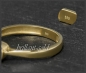 Preview: Gold Ring 0,50ct Brillant, zart gelb, Si2; 585 Gold